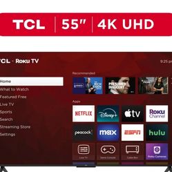 55” TCL Smart tv