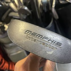 golf putter Memphis interceotor in right hand  33 1/2
