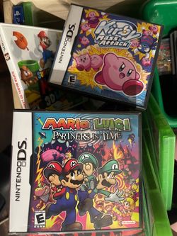 Nintendo DS Mario Luigi partners in time sealed Kirby Mass attack