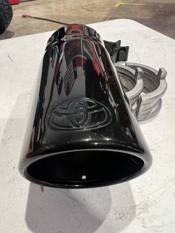 2022-2024 TOYOTA TUNDRA 2024-2024 TACOMA BLACK CHROME EXHAUST TIP GENUINE OEM