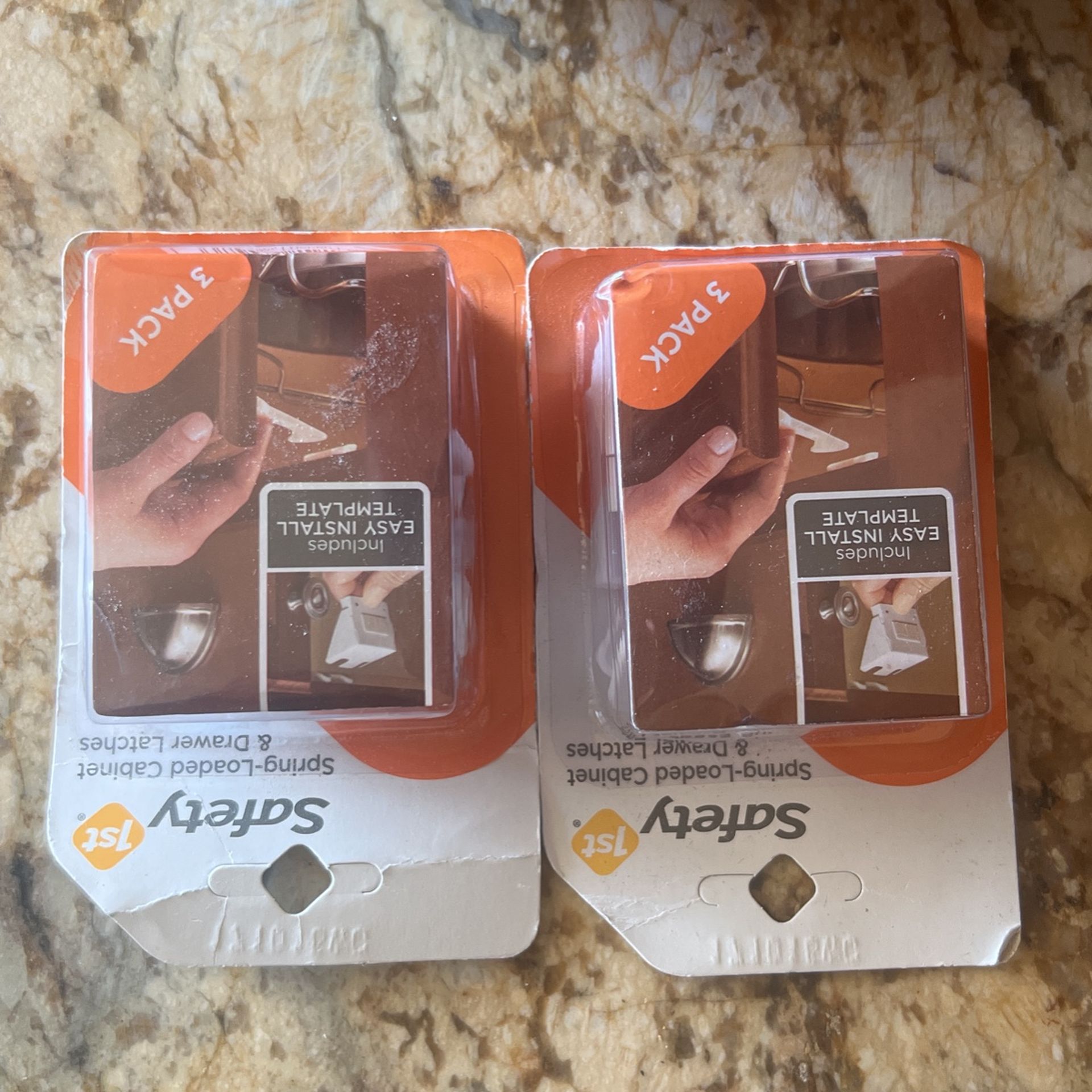 New Safety 1st. spring-loaded cabinet & drawer latches