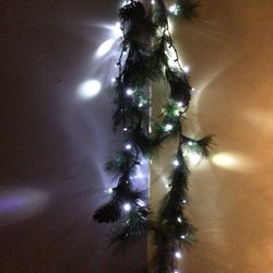 8 Feet Of Holiday Lighted Pine Garland