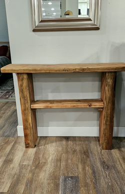 Handmade Wooden Table Using Reclaimed Wood