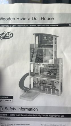 Wooden riviera doll house