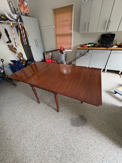 Antique Pennsylvania House Drop Leaf Dining Table with Extensions 100% Cherry Wood