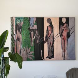 LARGE  Canvas Print Matisse Bathers 