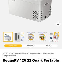 BougeRV 23qt Portable Fridge