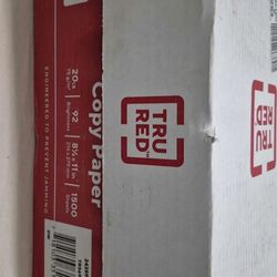 Brother Monochrome Laser Printer w/ box of copy paper & new box of toner