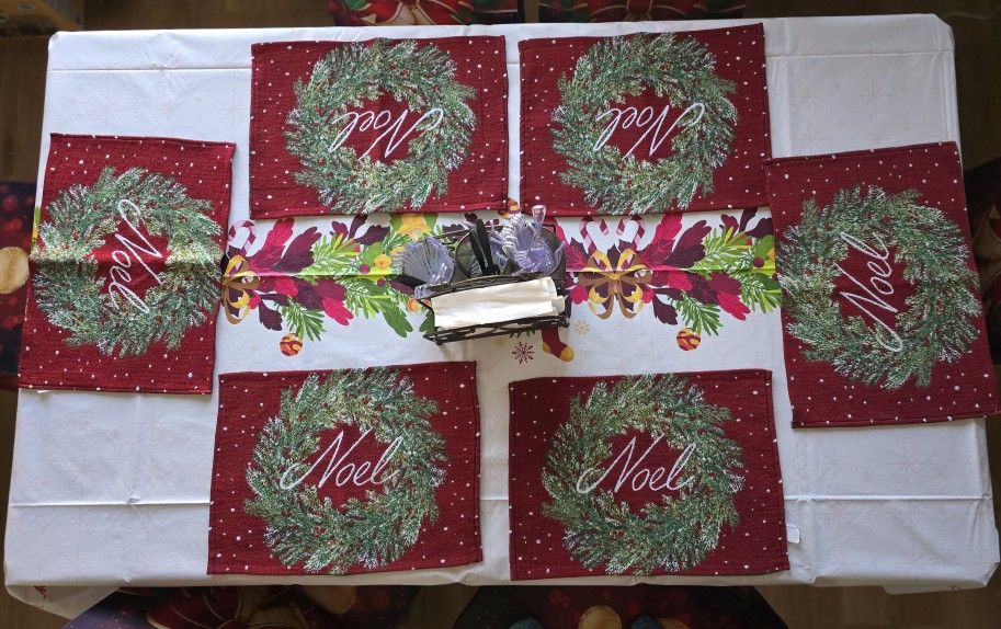 Manteles Individuales Navidenos.