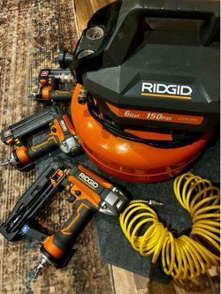 RIGID 6 Gal. 150 PSI air compressor