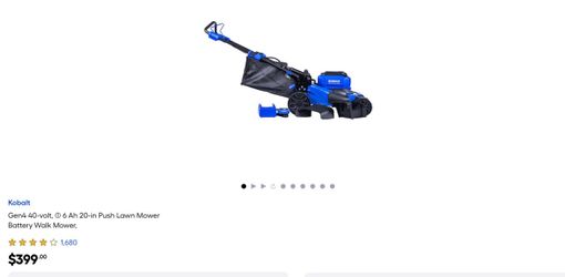 Kobalt Electric Lawn Mower