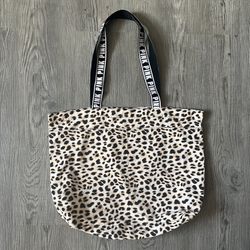 PINK Leopard Print Tote Bag 