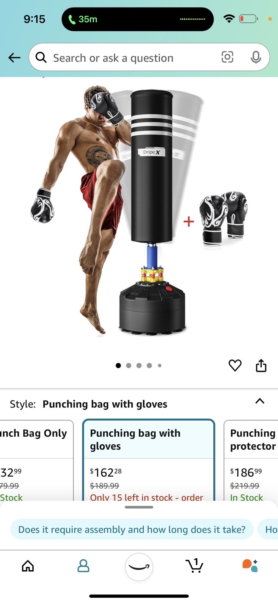 Box With Stand And Gloves