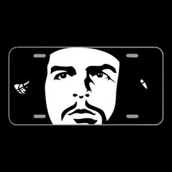 License Plate Novelty Car Front Che Communist Cuba Cuban Famous