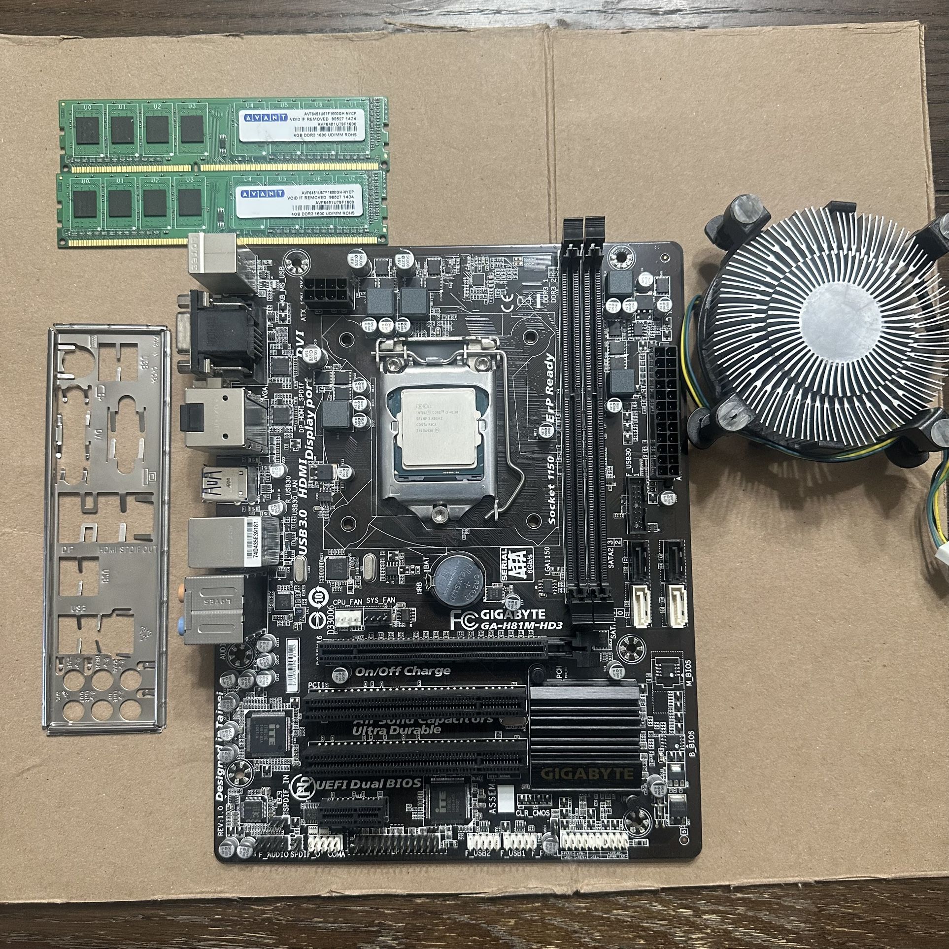 CPU/Motherboard/RAM PC Bundle