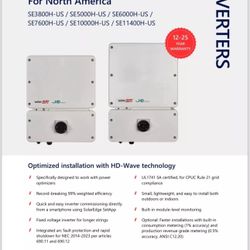 Solaredge 7600 Kw Inverter