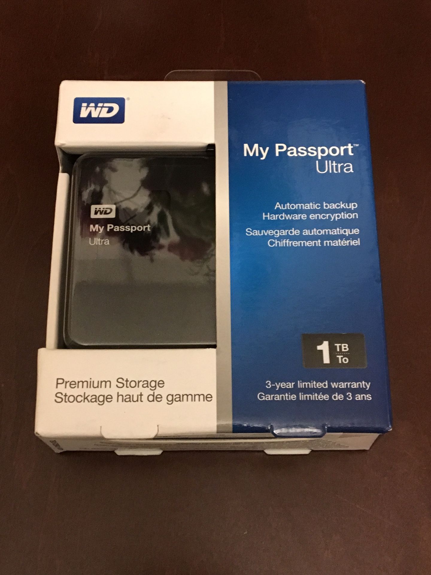 WD My Passport portable hard drive 1TB