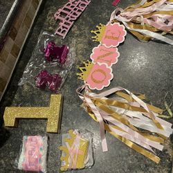 Baby Girl Turning One Kit