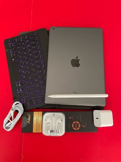 Apple IPad 9th Generation (10.2” Retina /Touch ID /IOS 26/ 2021 Model) 64GB with Pen, Keyboard & Accessories