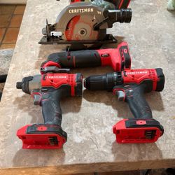 Craftsman Drill Set All Tool Only 