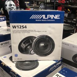 Alpine W12S4 12” Audio On Sale