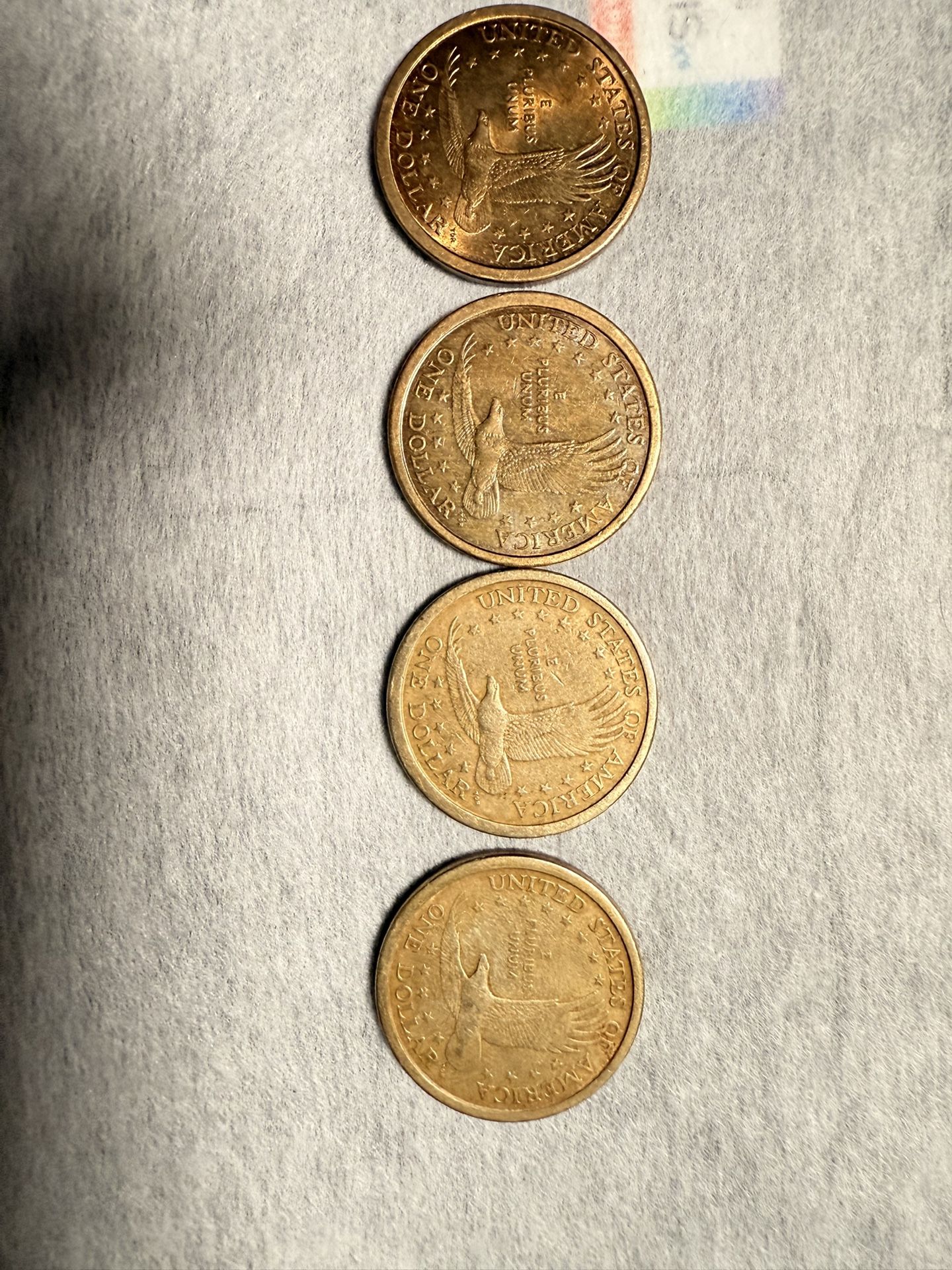 2000-D Sacagawea Dollar(4 Coins)