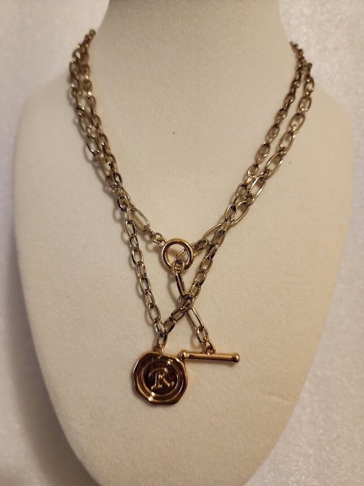 Initial Necklaces for Women Paperclip Chain Necklace Coin Initial Necklaces Gold Choker
Necklaces