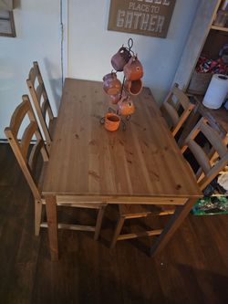 Brown table