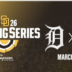 Opening day tickets SD vs Detroit
