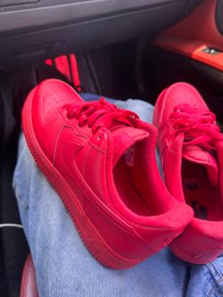 University Red AF-1s  sz 8.5