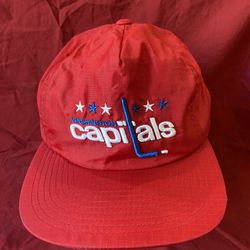 Men's Washington Capitals Mitchell & Ness Snapback Hat Red
