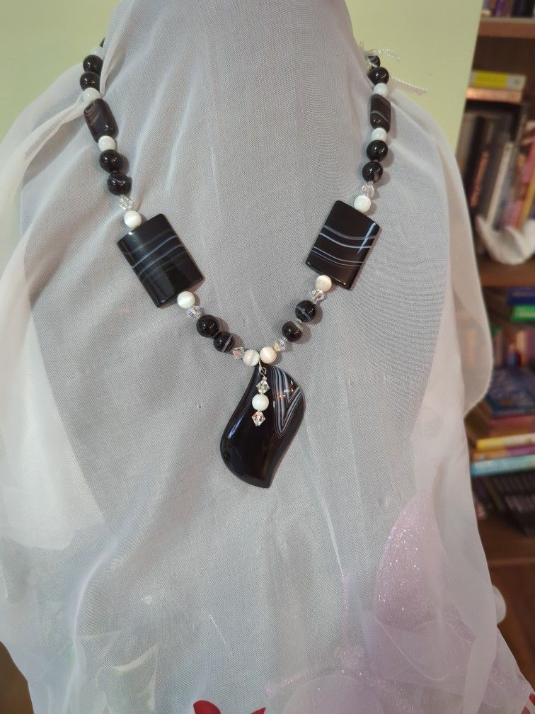 Necklace & Earring Set Sardonyx