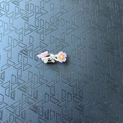 Flower clip on earrings 