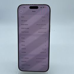 Factory Unlocked Apple iPhone 16 Pro Max 256GB Natural Titanium MYW53LL/A