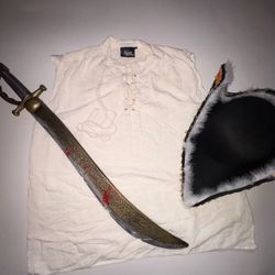 Men’s Pirate Costume, Sz XL