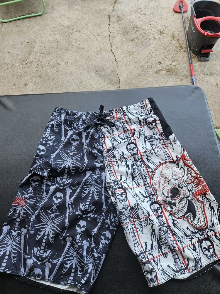 So Cal Y2K Surf Board Shorts