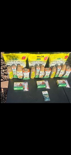 Jiffy home gardening setup-starting supplies-brand new/originally packed.