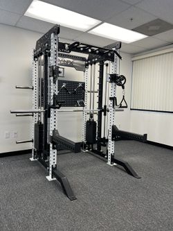 FULLY LOADED - FREE DELIVERY🟢All In One Home Gym🟢 Functional Trainer🟢Smith Machine🟢Squat Rack🟢Cable Machine 