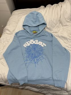 Sp5der web hoodie ‘sky blue’