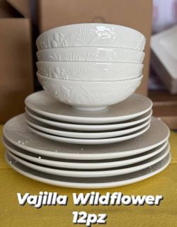 Vajilla wildflower Princess House 