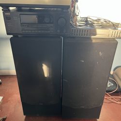 Vintage Record Player Set-Up