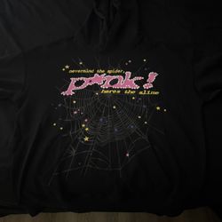 Pink Spider Hoodie 
