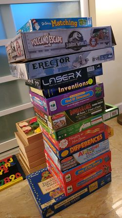 Puzzles games toys and more