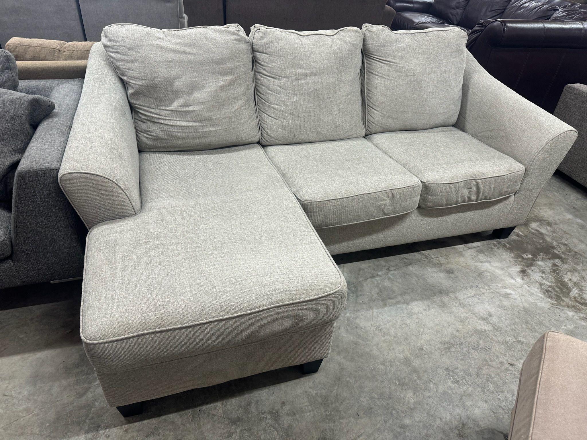 Grey L Shaped Sectional Couch “WE DELIVER”
