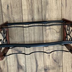 Wine Bottle Rack With Handle (Used)