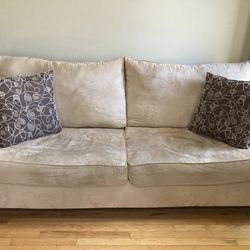 Couch With Decorative Pillows