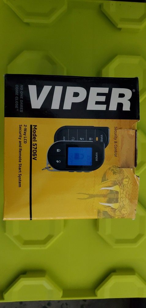 Viper 2 way lcd alarm remote start combo