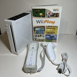 Nintendo Wii White Console GameCube Compatible, TESTED & WORKING! Wii Play Bundle