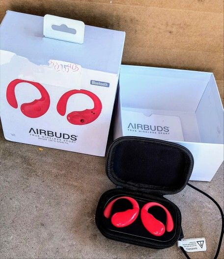 NEW IAN BOX LIGHT UP BLUETOOTH AIRBUDS TRUE WIRELESS SPORT.