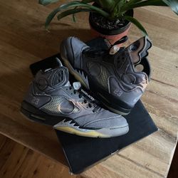Off White Jordan 5 Muslin 